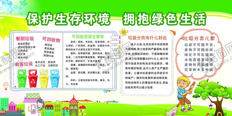 编号：10311507050718287539【酷图网】源文件下载-保护环境宣传栏