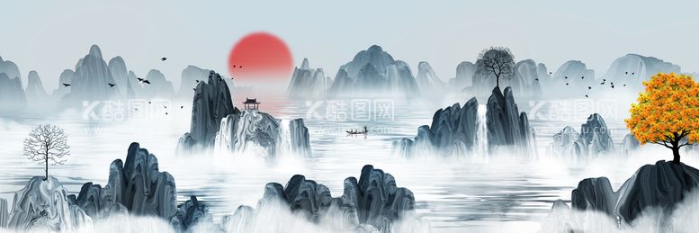 编号：12874910282319432942【酷图网】源文件下载-装饰画 客厅挂画 现代简约装饰