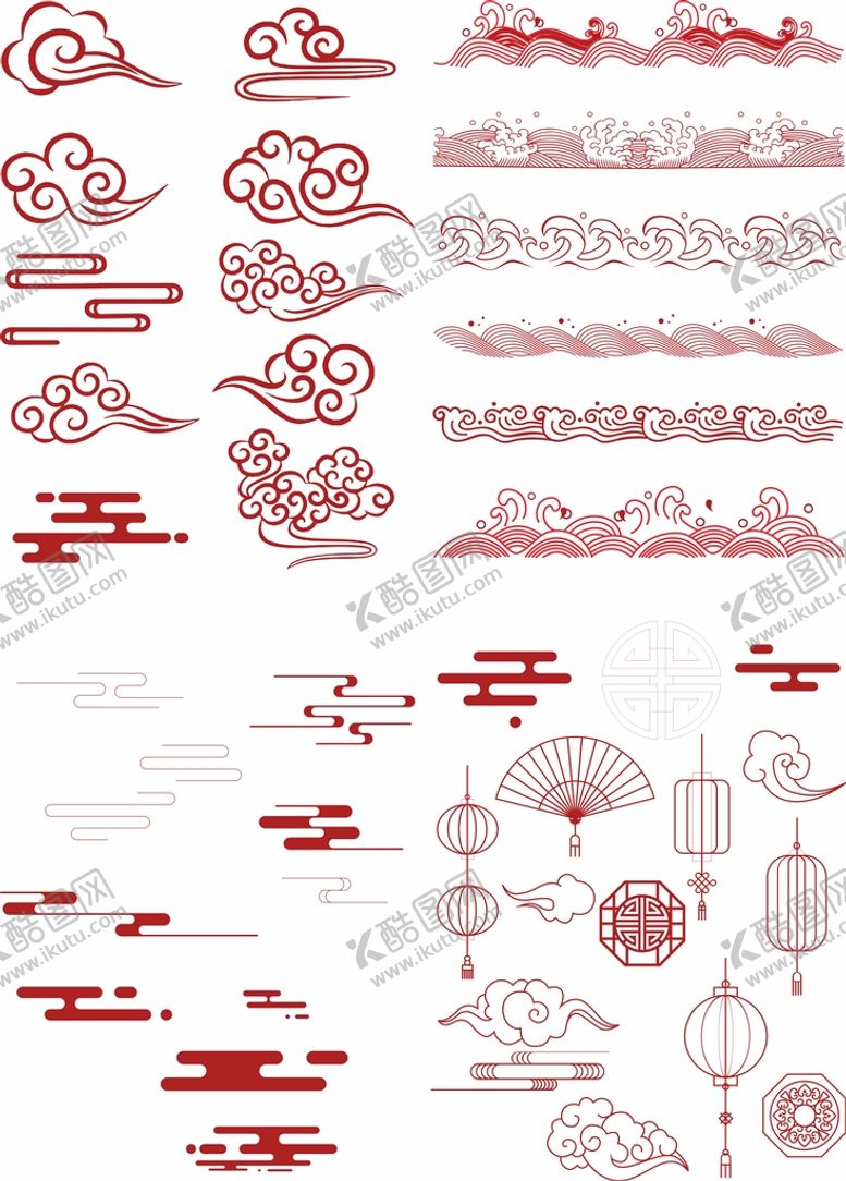 编号：16635710302214545803【酷图网】源文件下载-矢量中式中国风古典边框