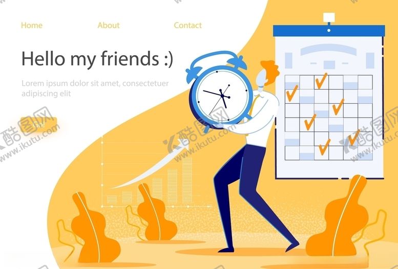 编号：98378409291700106717【酷图网】源文件下载-时间管理