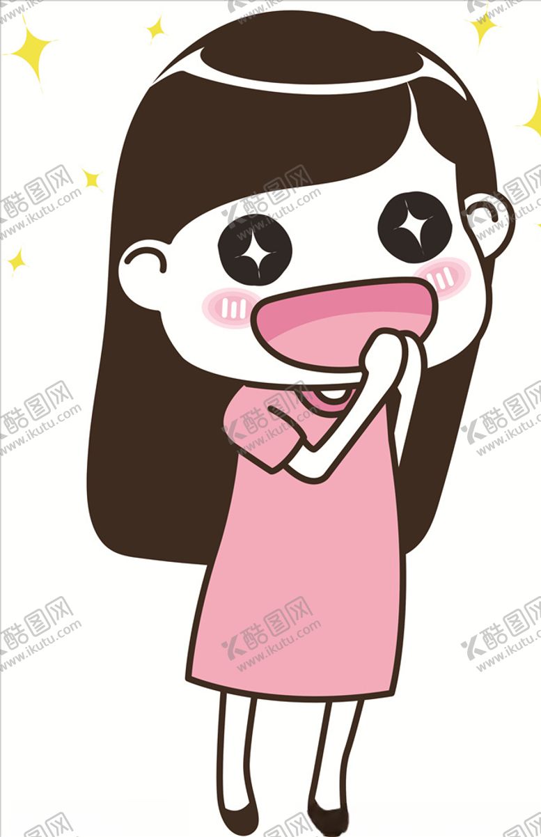 编号：23073209150406374582【酷图网】源文件下载-矢量欣喜若狂的女孩