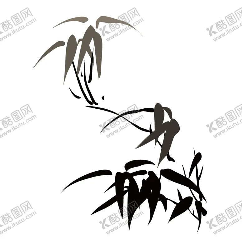 编号：22825904200827565464【酷图网】源文件下载-水墨竹子