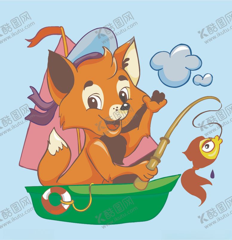 编号：56204609270649195465【酷图网】源文件下载-卡通狐狸