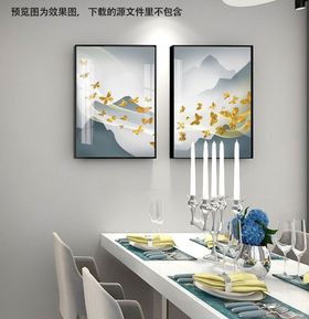 编号：06358409232342276713【酷图网】源文件下载-甜品水彩两联挂画装饰画