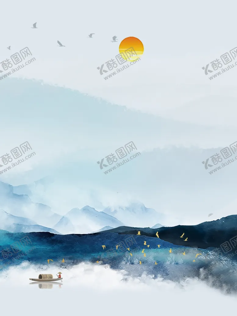 编号：57663401251352259638【酷图网】源文件下载-意境水墨背