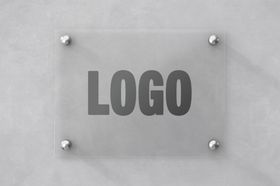 logo样机图片立体LGOO效果智能贴VI