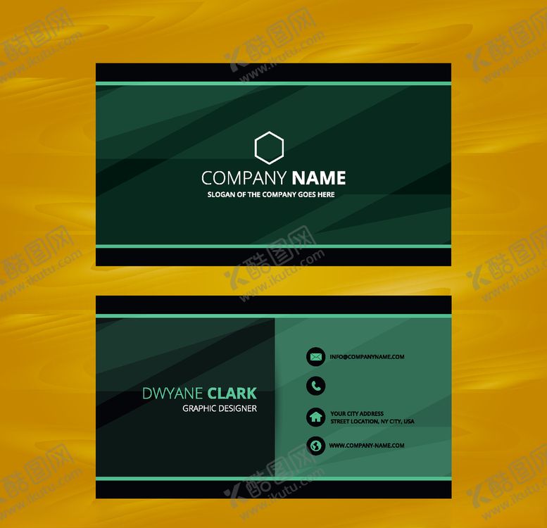 编号：98170910071757442766【酷图网】源文件下载-名片模板