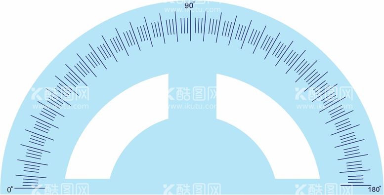 编号：93037111241615292258【酷图网】源文件下载-量角器矢量图