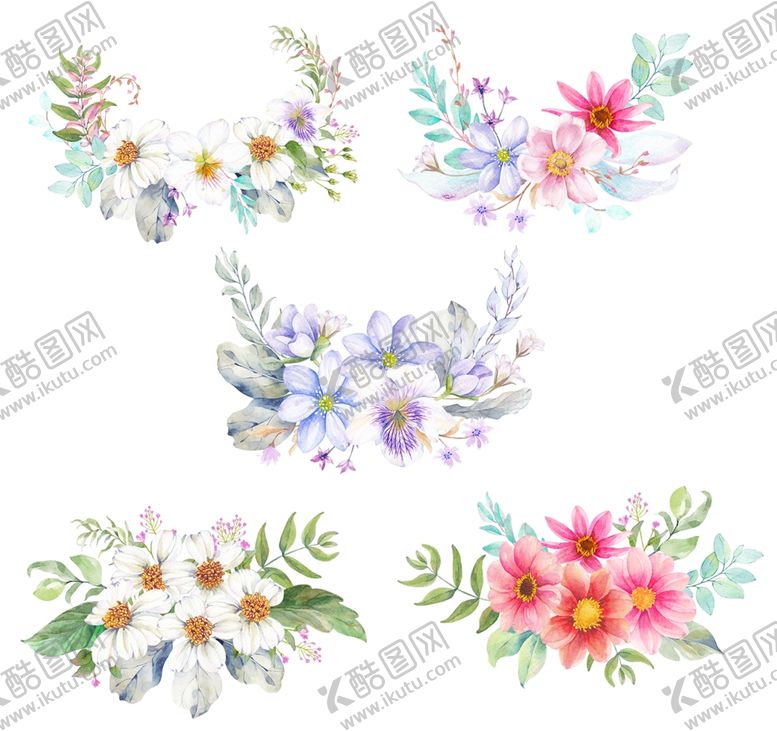 编号：21341505120027203121【酷图网】源文件下载-手绘花