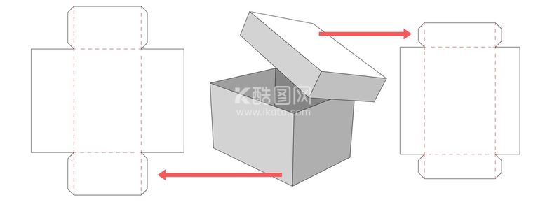 编号：73045210080533449513【酷图网】源文件下载-包装盒刀模