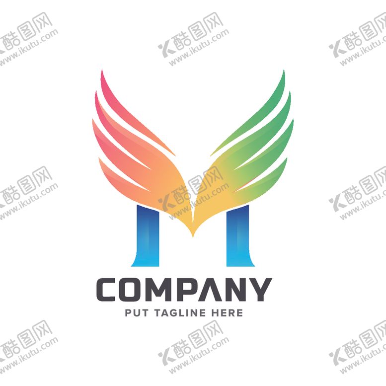 编号：34810210042323458287【酷图网】源文件下载-翅膀logo