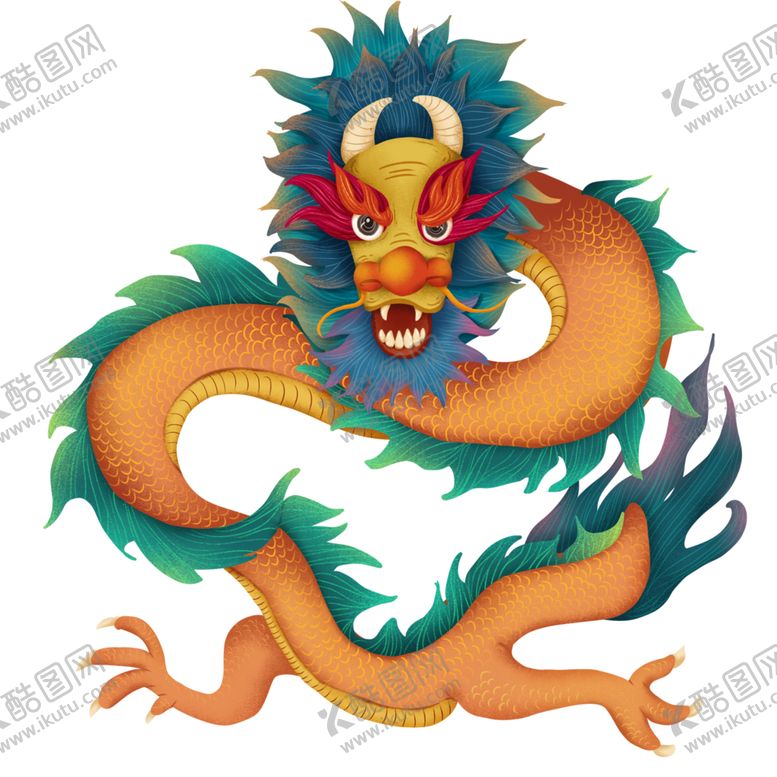 编号：93153809221922003455【酷图网】源文件下载-国潮龙