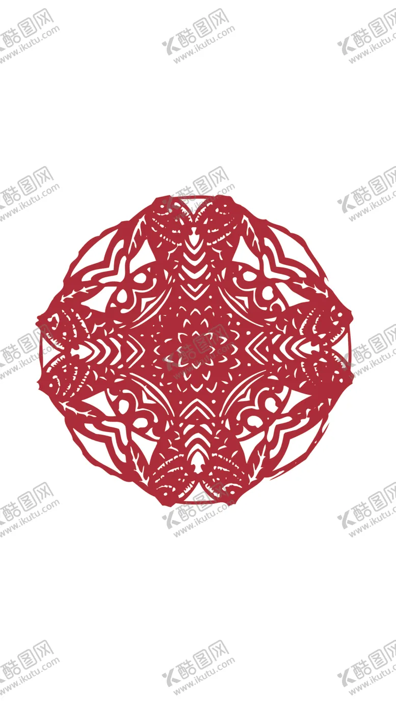 编号：58859712081600022945【酷图网】源文件下载-窗花剪纸