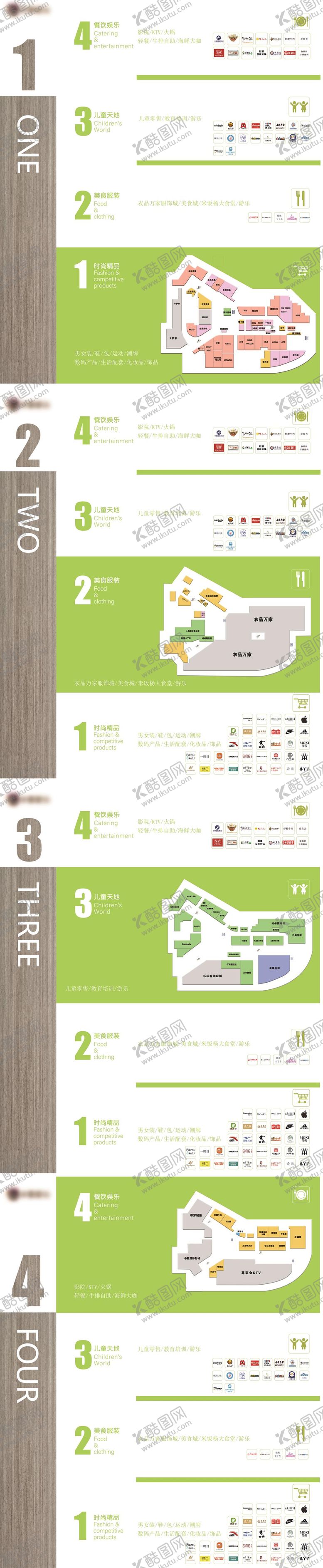 编号：71615011061315479354【酷图网】源文件下载-商场楼层品牌导视系统品牌PPT