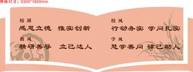 理念墙三风一训