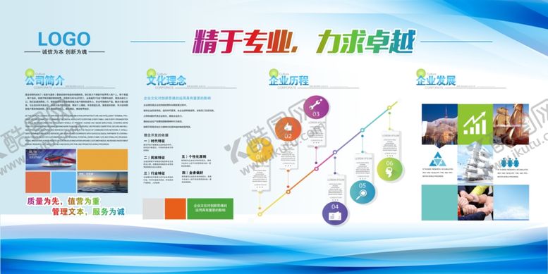 编号：72722301141026253360【酷图网】源文件下载-企业文化墙设计两套