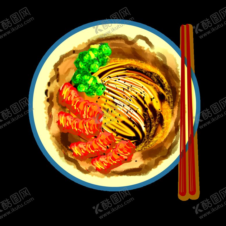 编号：84595711191053135407【酷图网】源文件下载-png手绘咖喱面