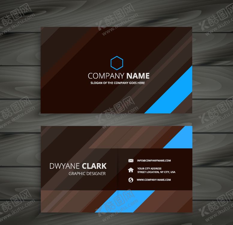 编号：93801109280707004965【酷图网】源文件下载-名片模板