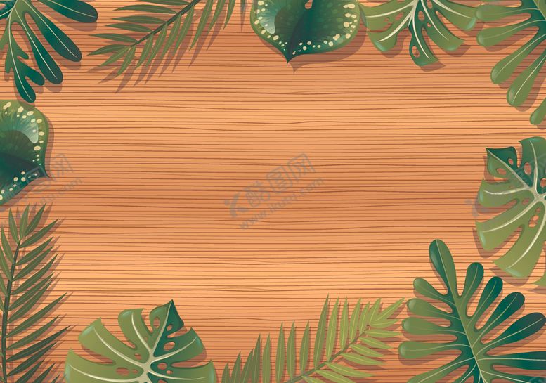 编号：96906209280606135898【酷图网】源文件下载-植物边框