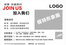 女装招聘海报