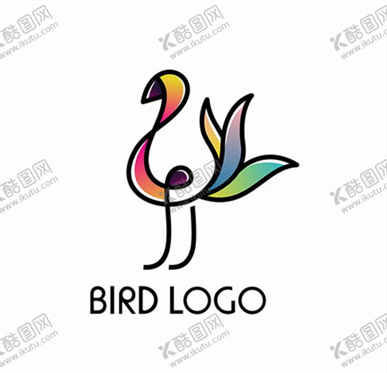 编号：11068807022357304997【酷图网】源文件下载-小鸟与几何图形标志