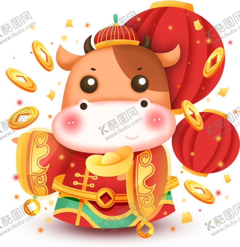 编号：38984405131719186697【酷图网】源文件下载-卡通牛