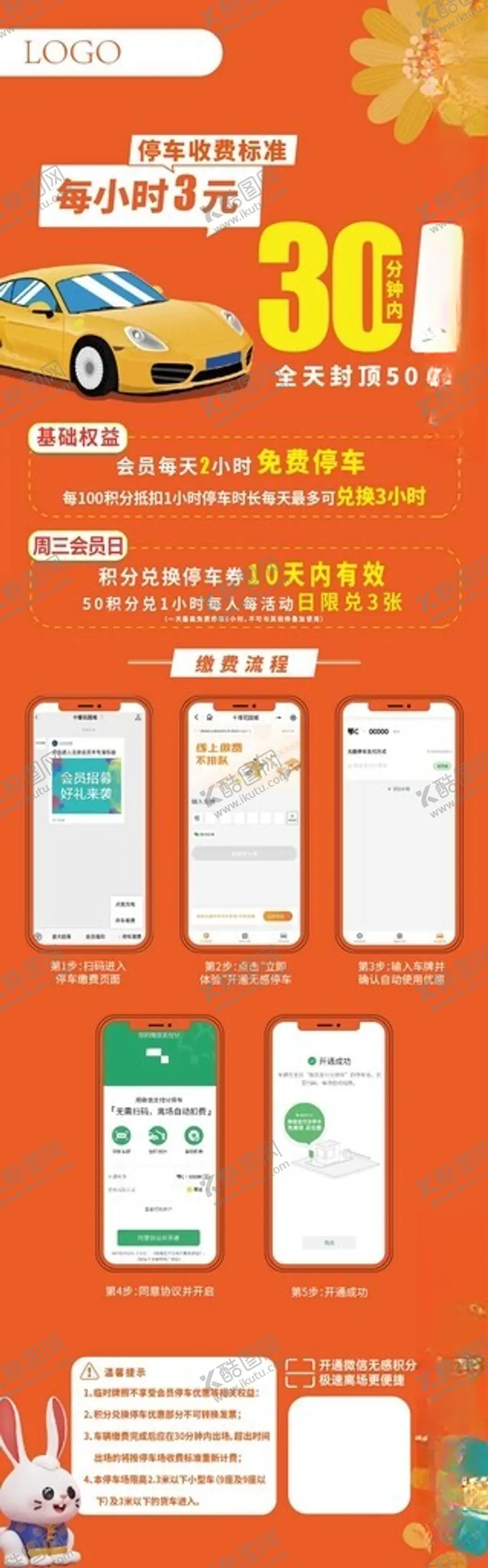 编号：79339402201245425954【酷图网】源文件下载-停车收费流程