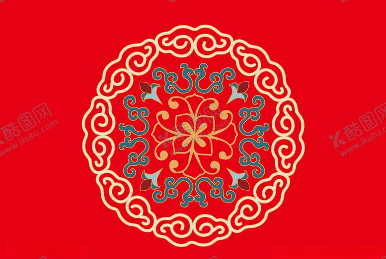 编号：48855704261252124440【酷图网】源文件下载-新年喜庆花边背景