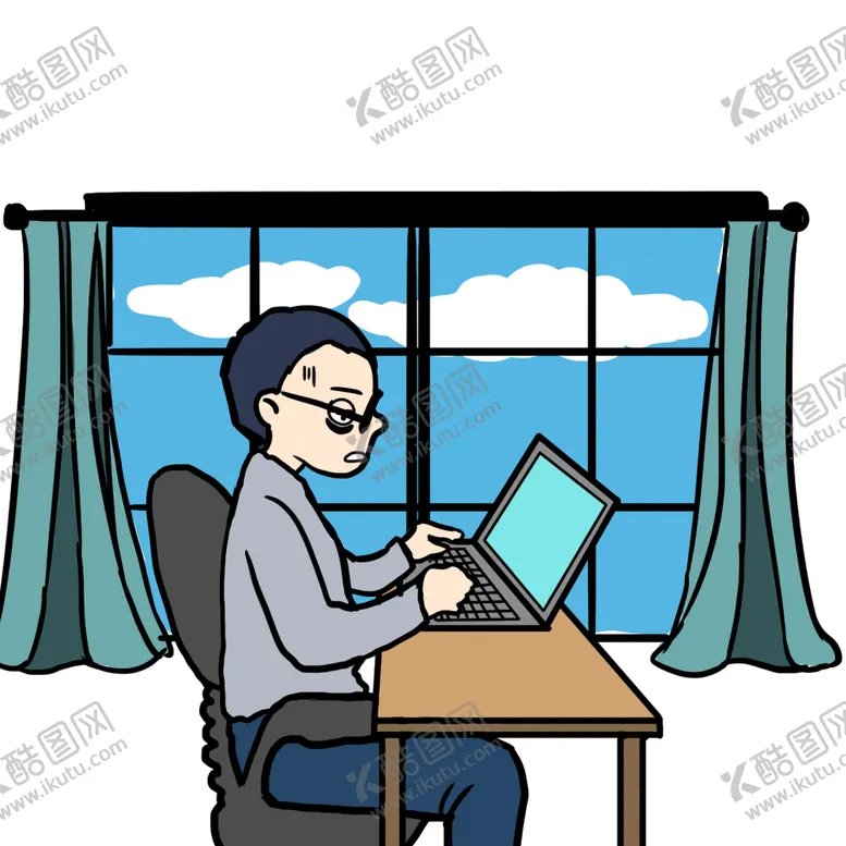 编号：64519009240701488034【酷图网】源文件下载-漫画工作场景
