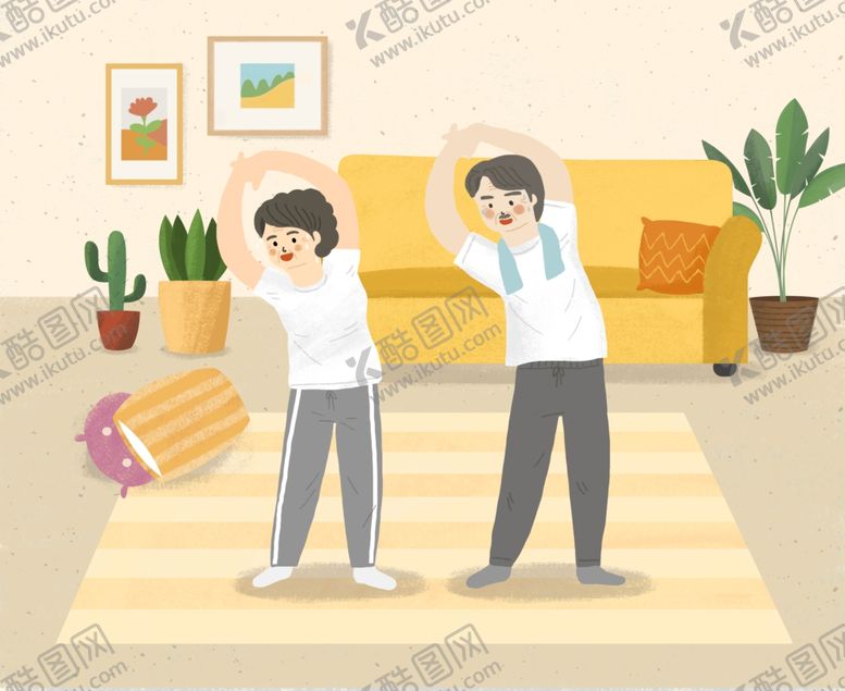 编号：73741409210849304796【酷图网】源文件下载-老人健身