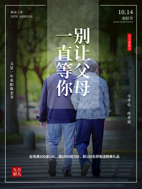 重阳节佳背景赏菊卡通
