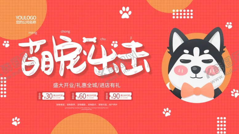 编号：58556105021850025876【酷图网】源文件下载-宠物海报