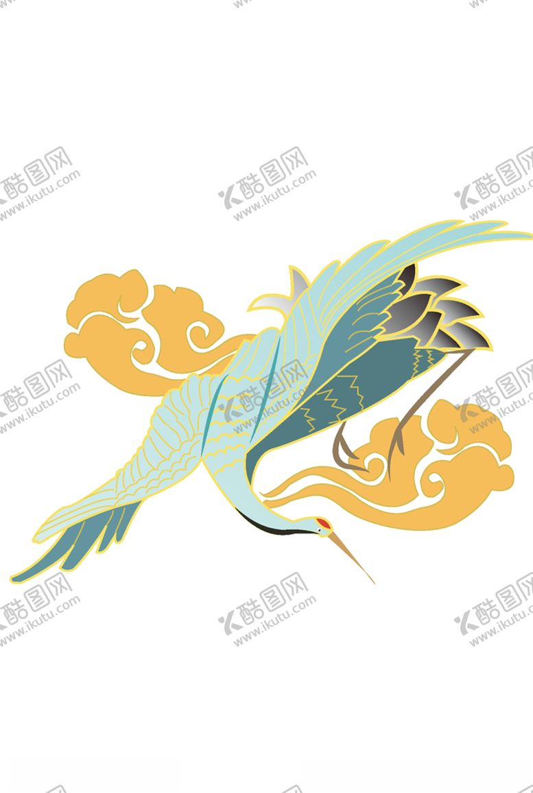 编号：30134610050031514760【酷图网】源文件下载-仙鹤