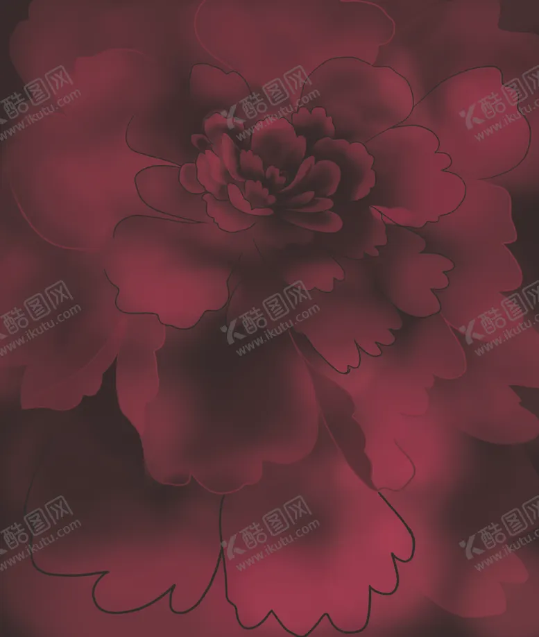 编号：77653409222342155719【酷图网】源文件下载-手绘花