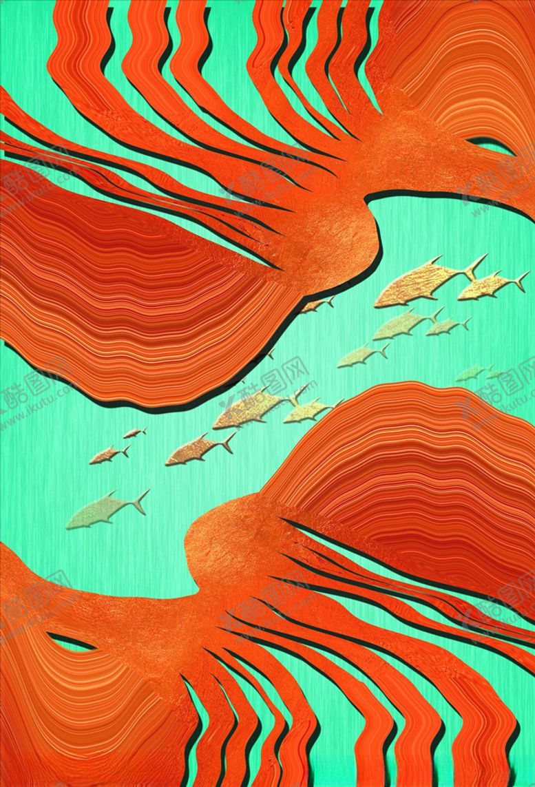 编号：21982109112112065617【酷图网】源文件下载-水墨装饰画