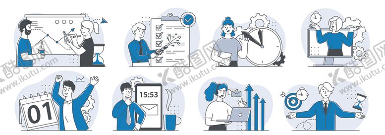 编号：12514604050002067568【酷图网】源文件下载-办公插画