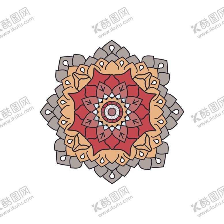 编号：85909009282002425367【酷图网】源文件下载-曼陀罗图案