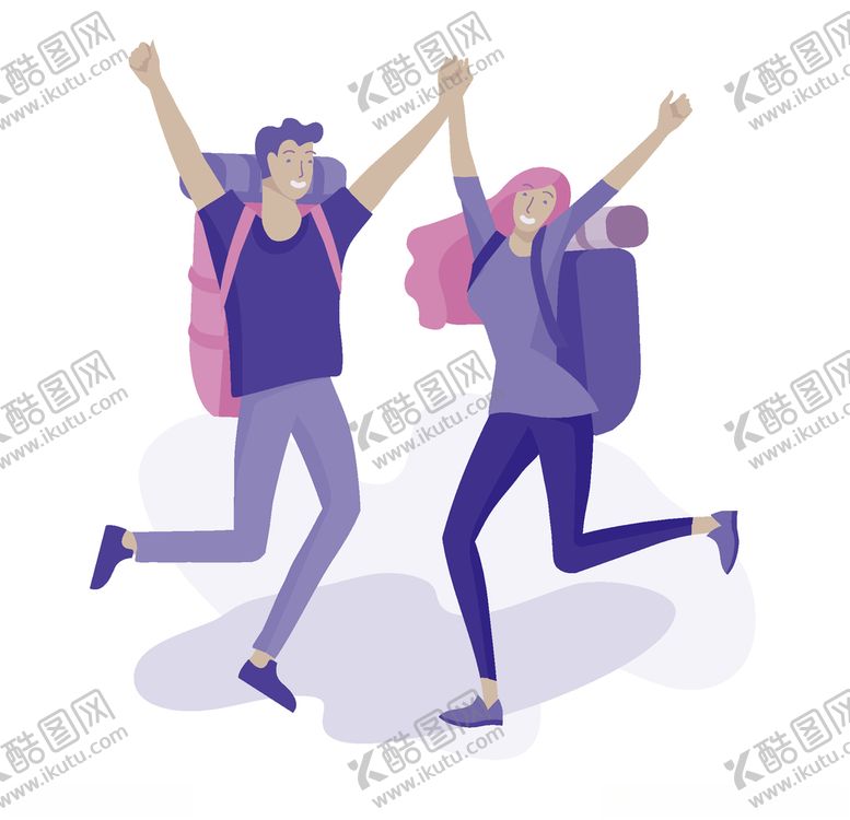 编号：96950209200924593978【酷图网】源文件下载-手绘人物插画
