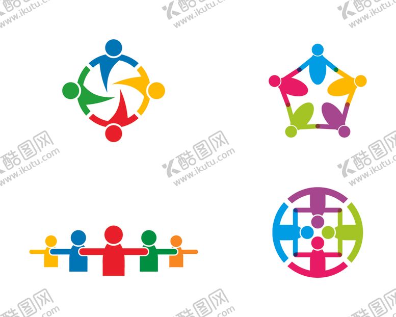 编号：98967506290330221228【酷图网】源文件下载-抽象人物图标