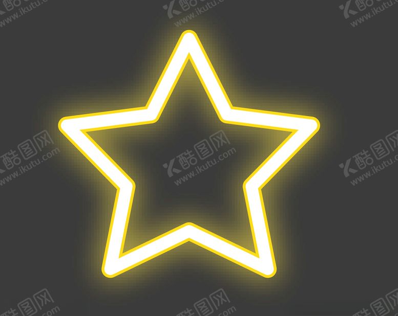 编号：64461309220347225999【酷图网】源文件下载-霓虹灯星星