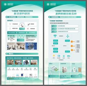 电力系统工作汇报系列海报