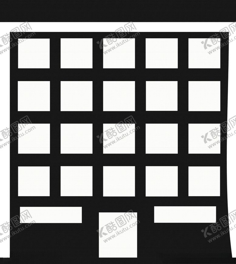 编号：15007510020543444496【酷图网】源文件下载-建筑房屋剪影-7