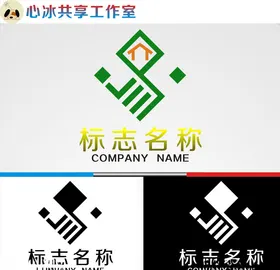 logo设计字母字母矢量图制作