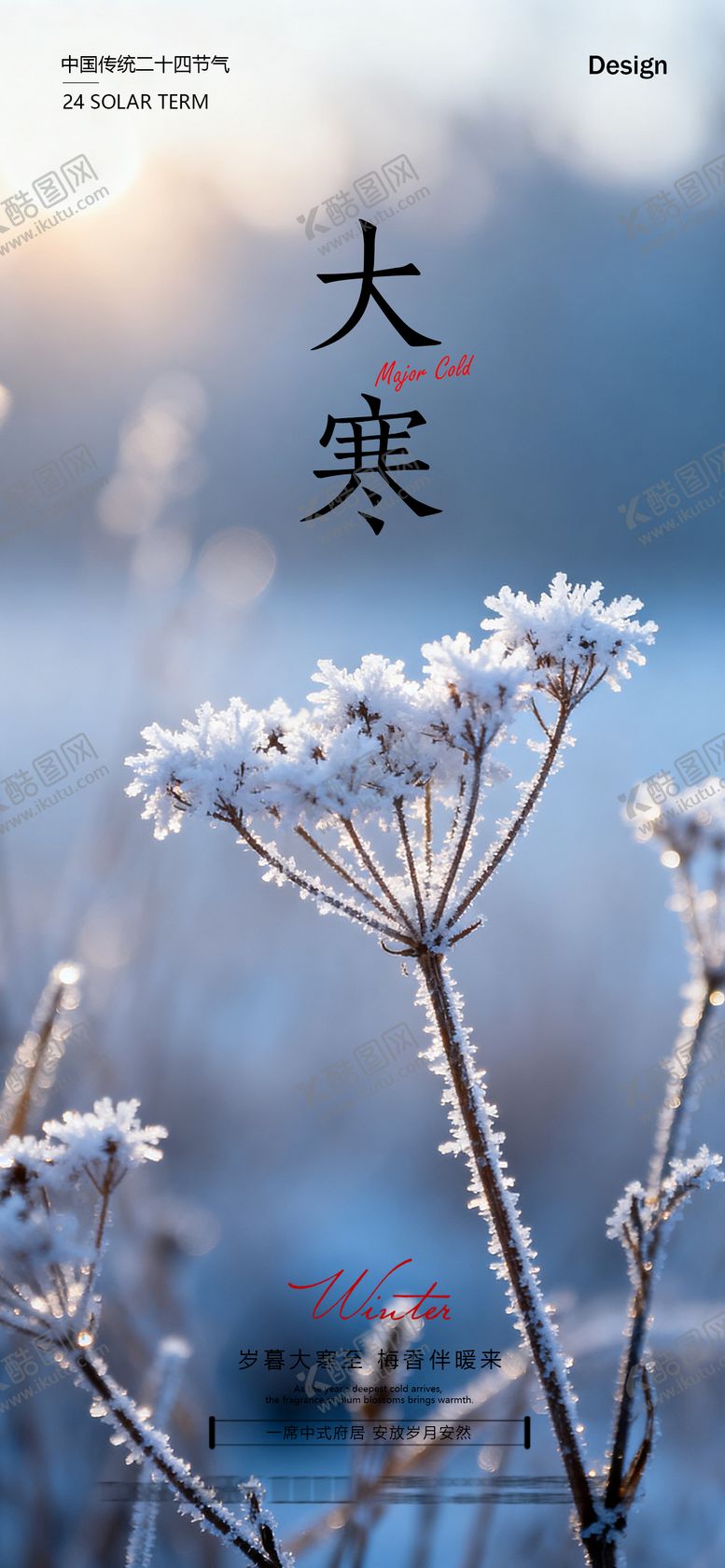 编号：97285401190102191049【酷图网】源文件下载-大寒节气海报