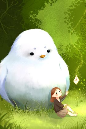 卡通动物插画