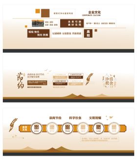 企业文化墙背景板