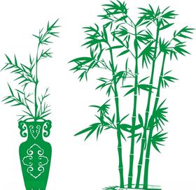 矢量竹子
