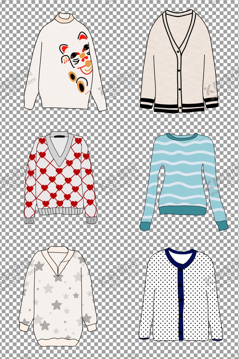 编号：22066210111937592607【酷图网】源文件下载-白色毛衣