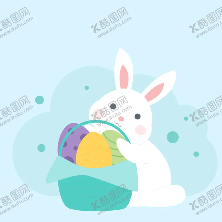 编号：97065309150617345710【酷图网】源文件下载-兔子小白兔素材星星