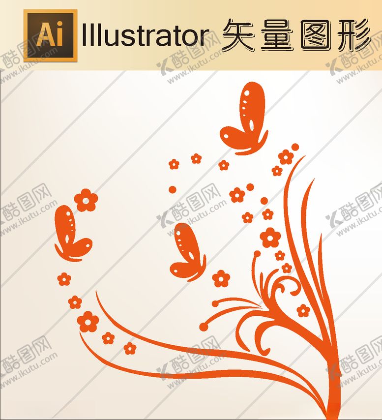 编号：90868509200606004877【酷图网】源文件下载-花草剪纸花草壁纸简洁手绘